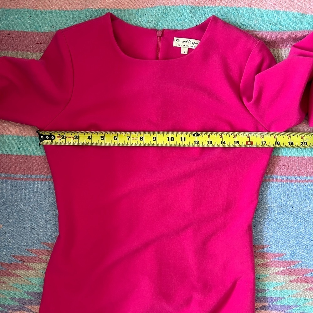 KIM AND PROPER San Francisco BELL SLEEVE PINK
DRESS - SIZE S - Picture 9 of 9